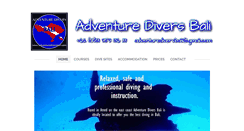 Desktop Screenshot of adventurediversbali.com