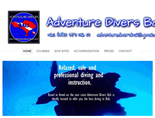 Tablet Screenshot of adventurediversbali.com